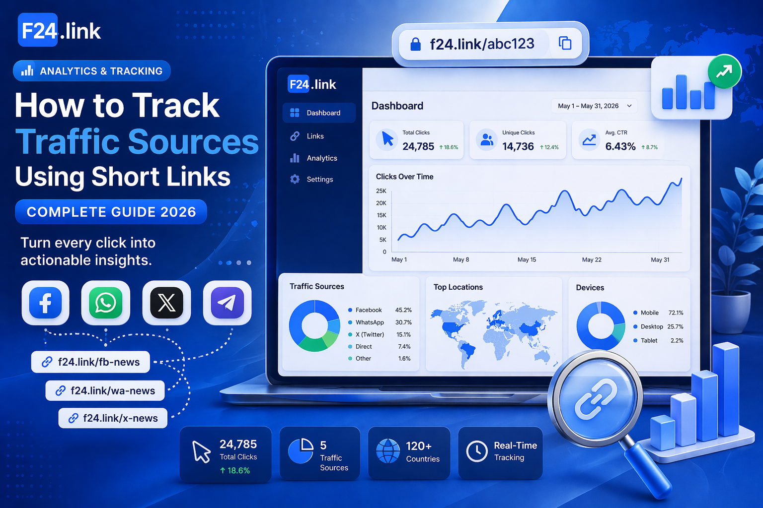 How to Track Traffic Sources Using Short Links (Complete Guide 2026)